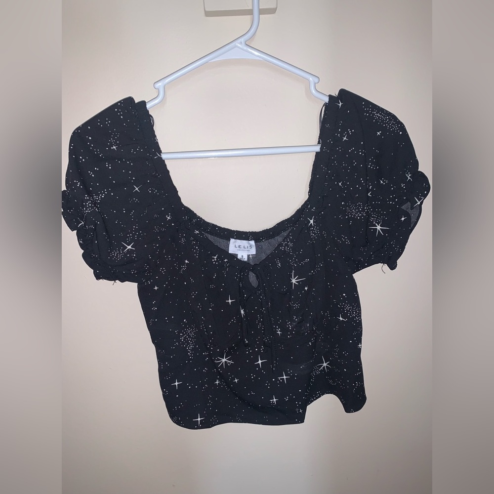 Star print top